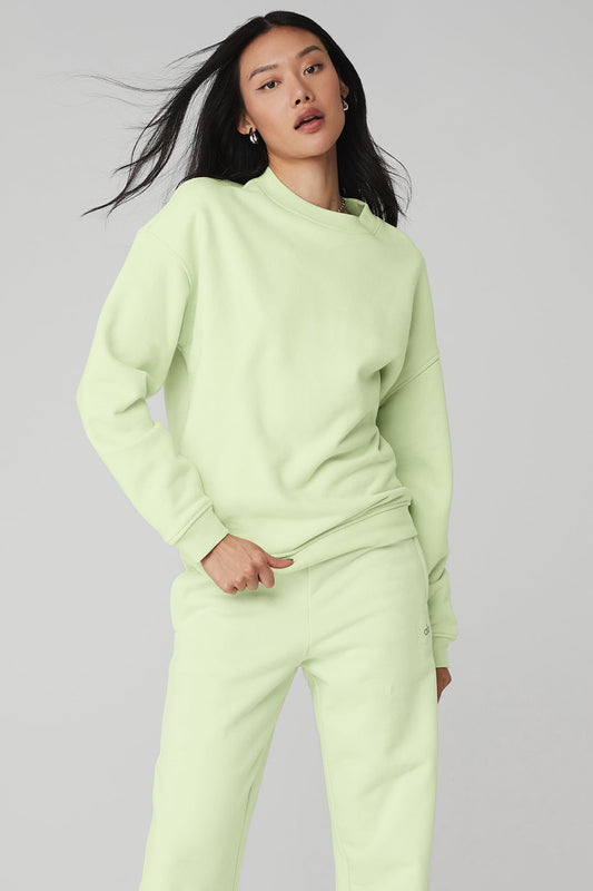 Renown Crew Neck Pullover - Limelight