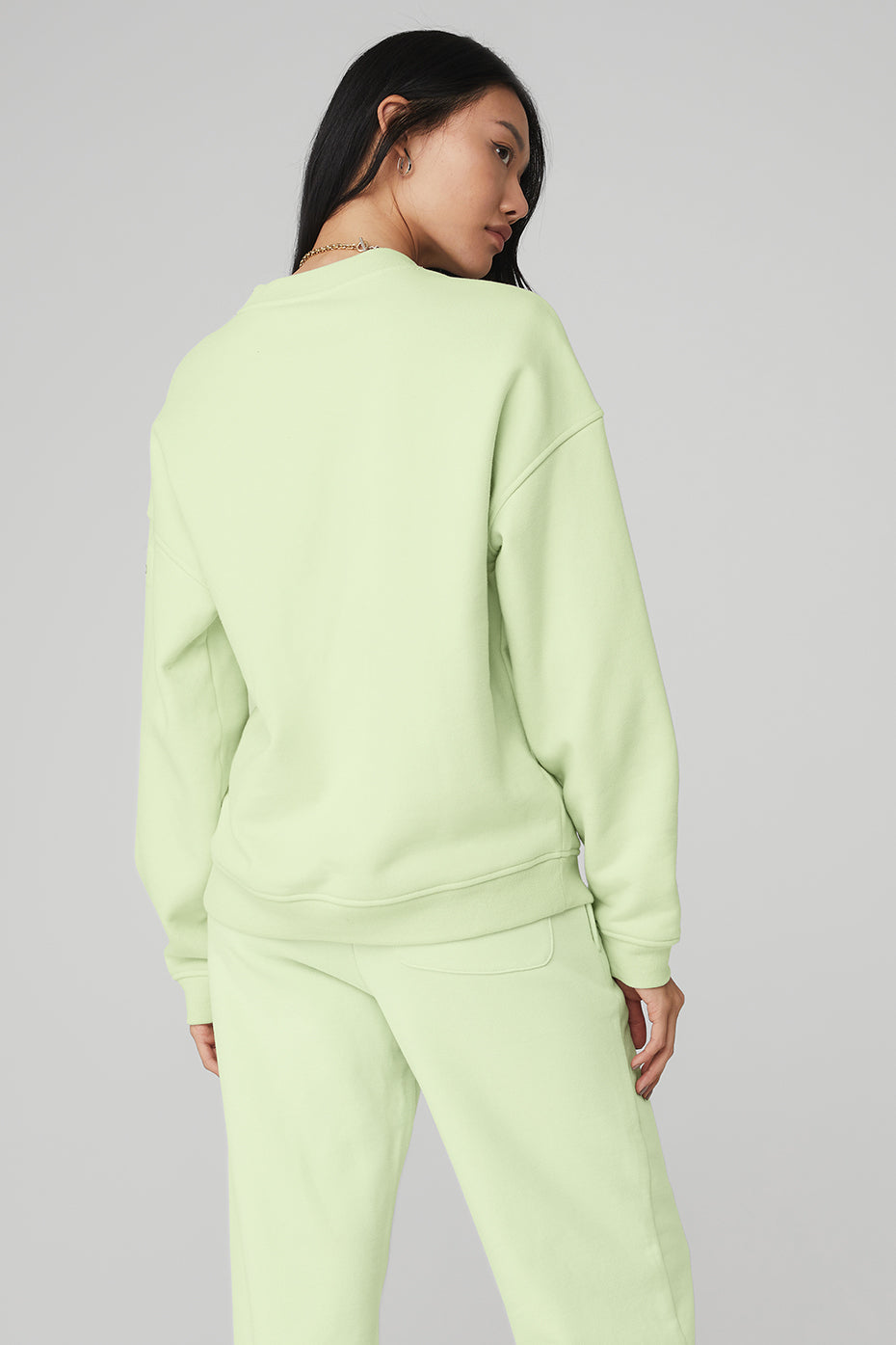 Renown Crew Neck Pullover - Limelight