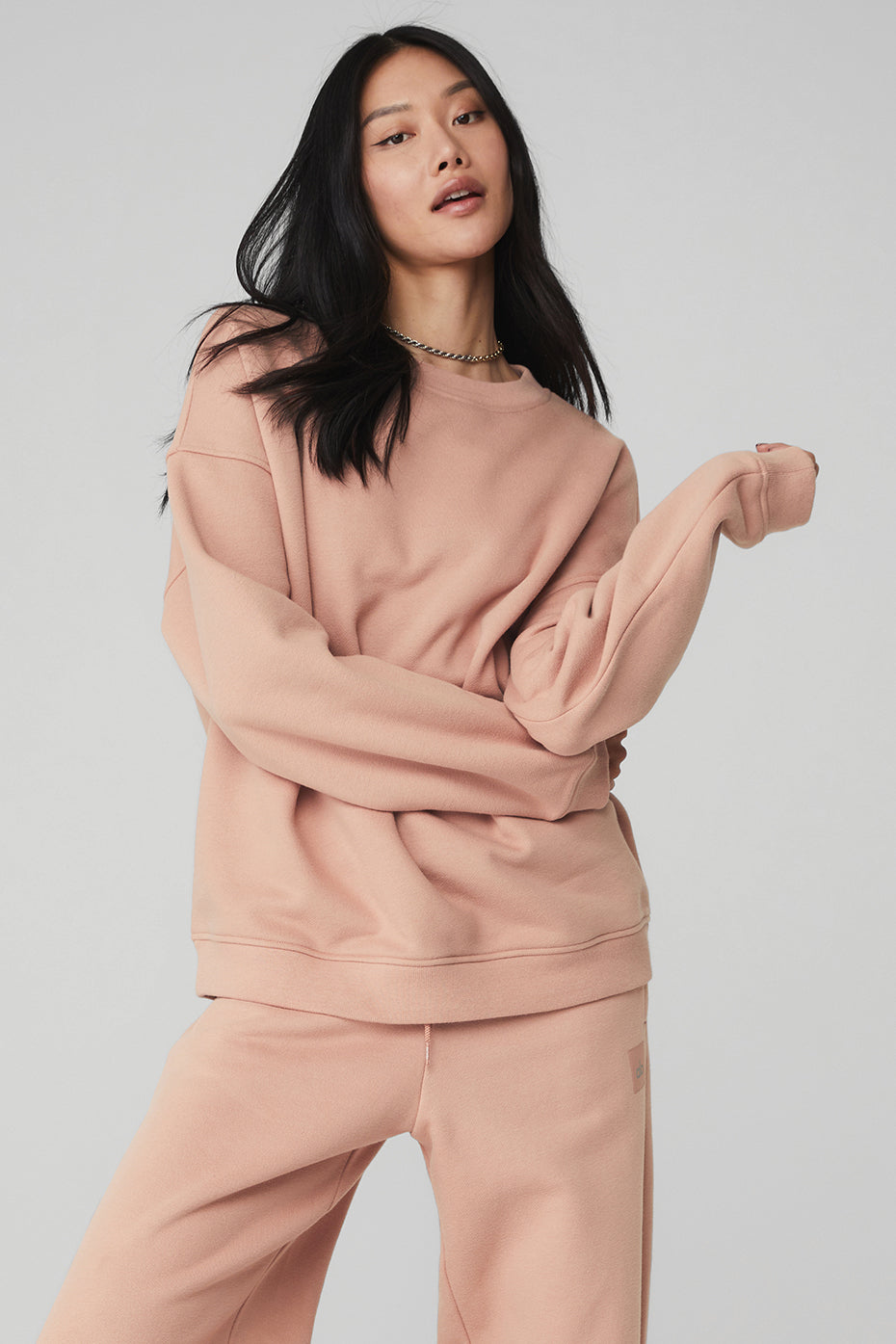 Renown Crew Neck Pullover - Soft Clay