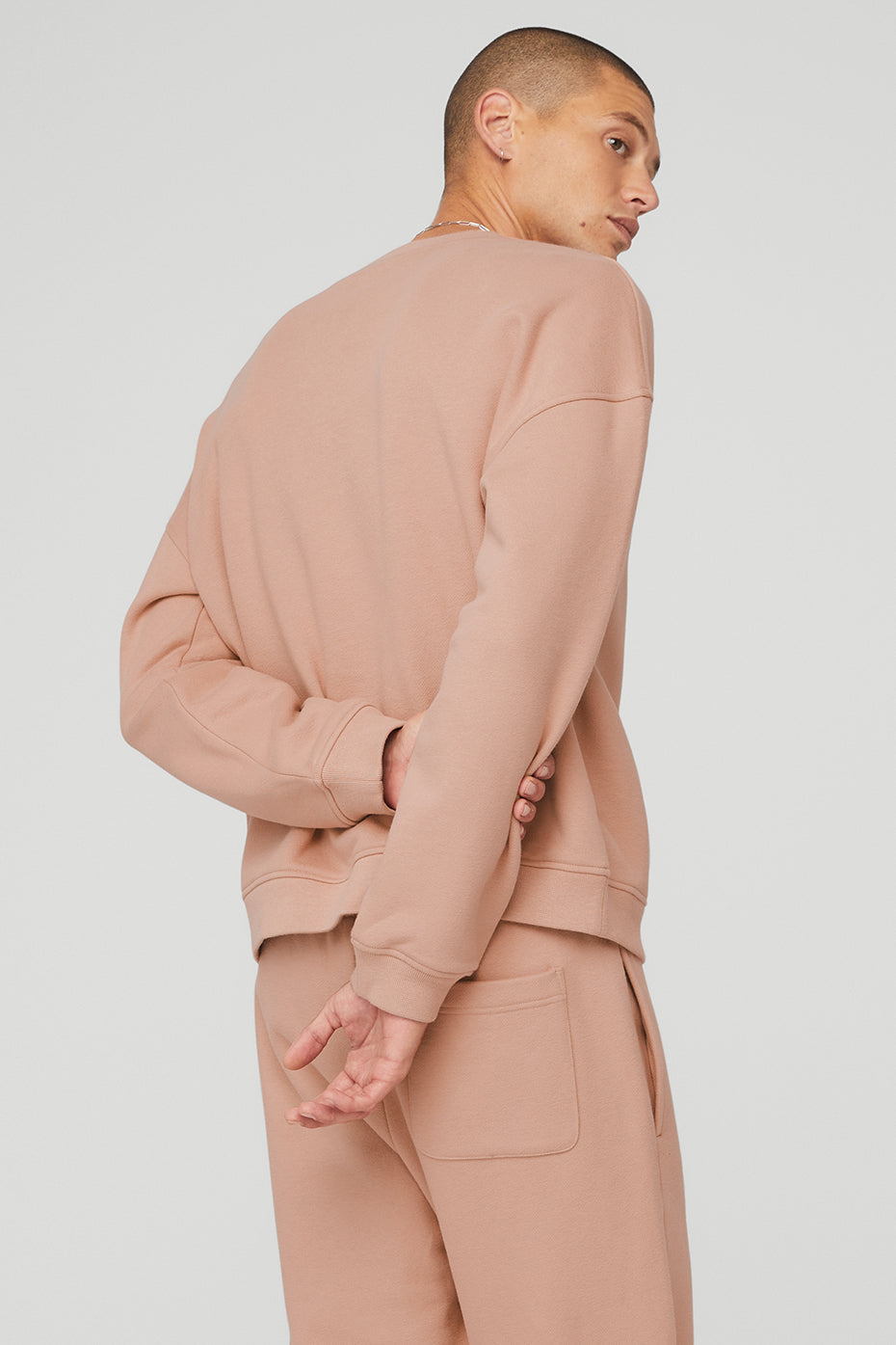 Renown Crew Neck Pullover - Soft Clay