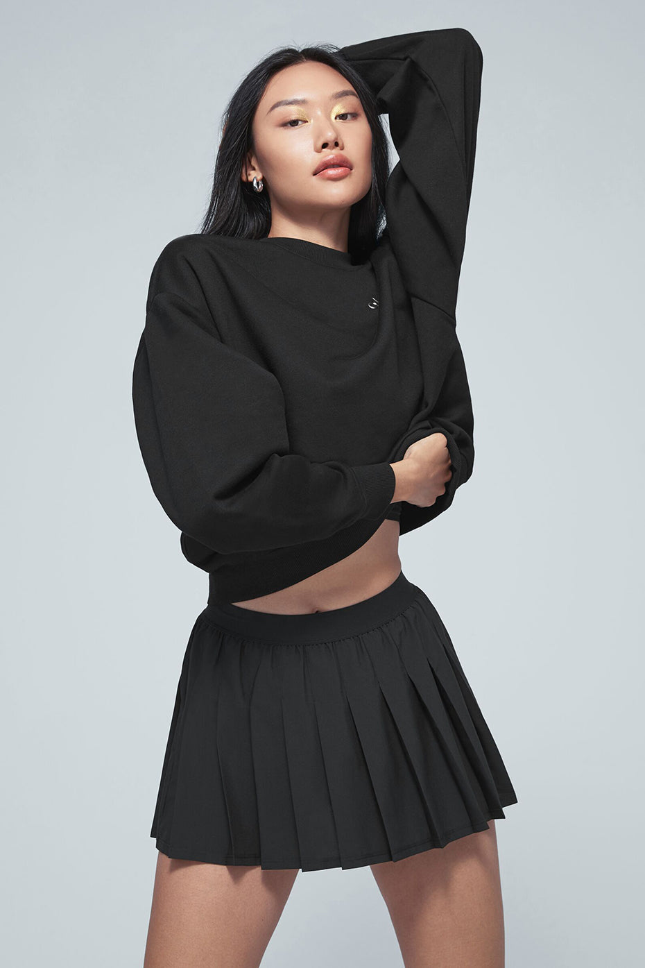 Accolade Crew Neck Pullover - Black