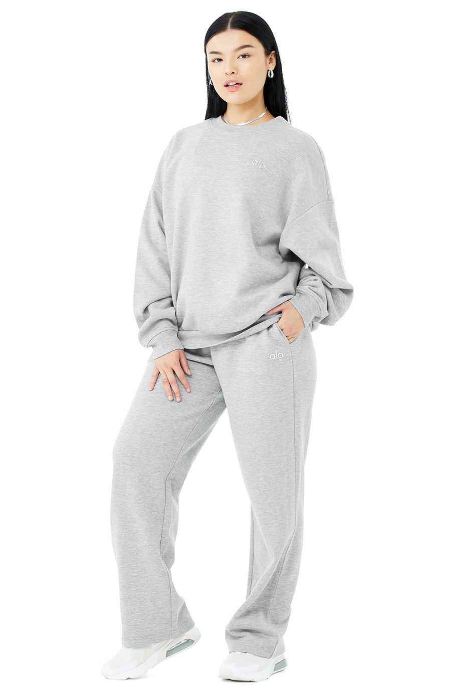Accolade Crew Neck Pullover & Accolade Straight Leg Sweatpant Set