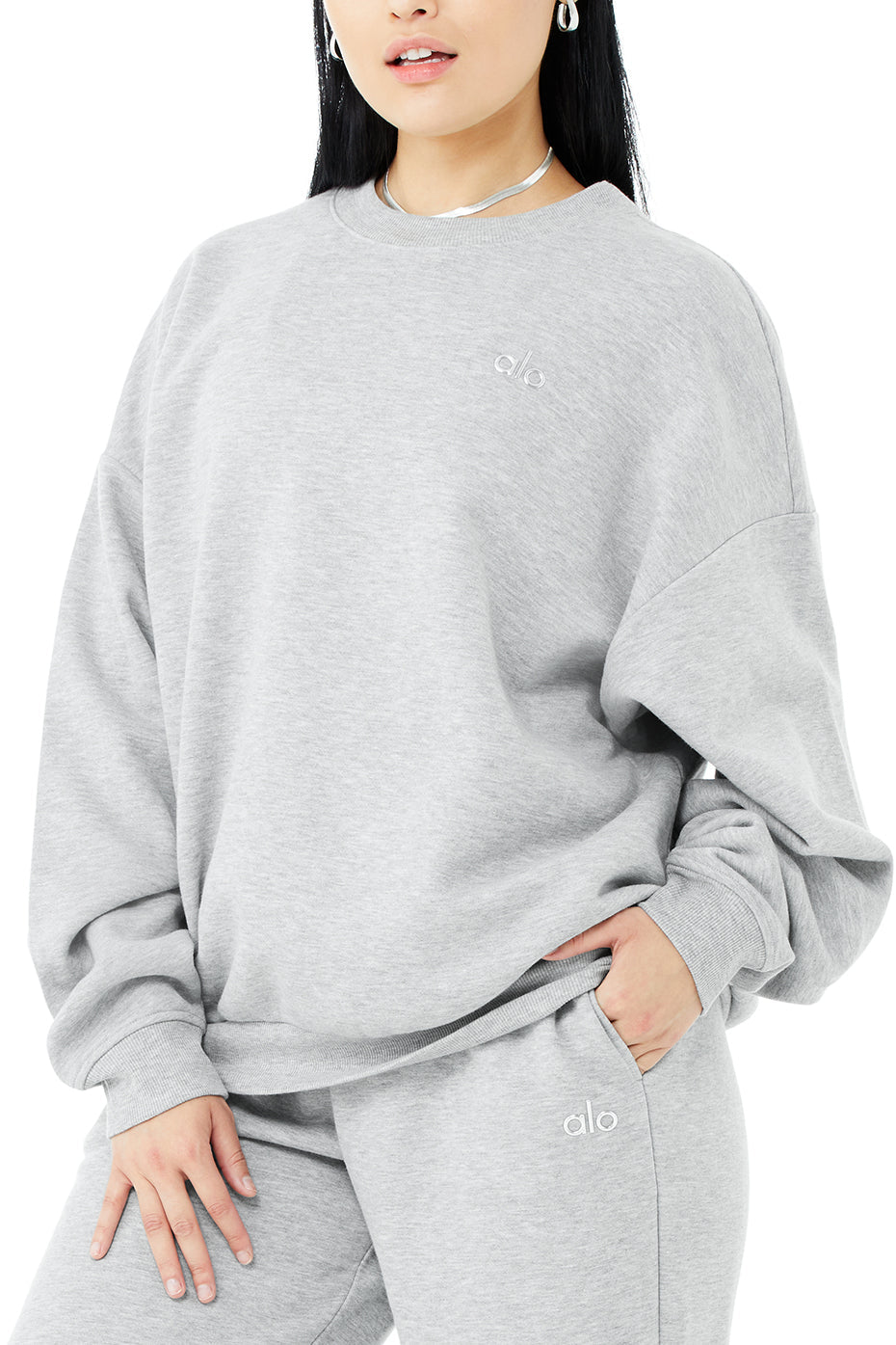 Accolade Crew Neck Pullover & Accolade Straight Leg Sweatpant Set