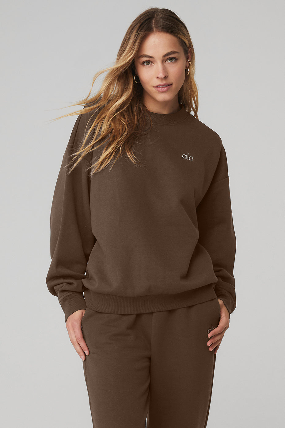 Accolade Crew Neck Pullover - Espresso