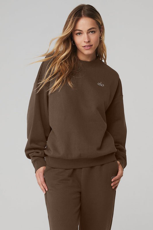 Accolade Crew Neck Pullover - Espresso