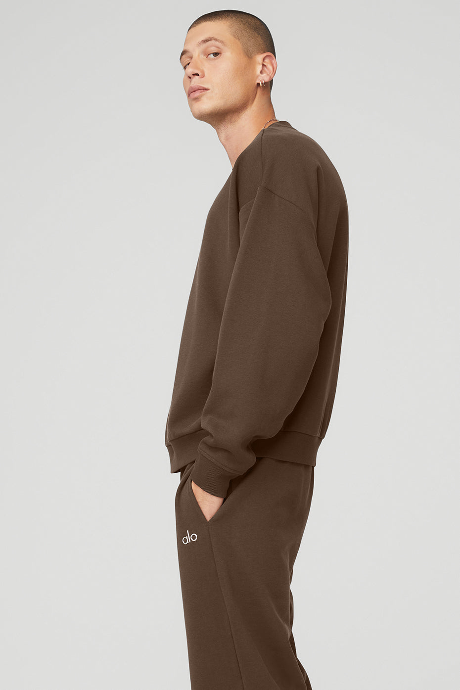 Accolade Crew Neck Pullover - Espresso