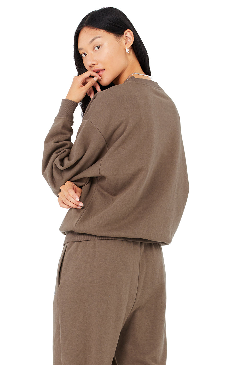 Accolade Crew Neck Pullover - Hot Cocoa