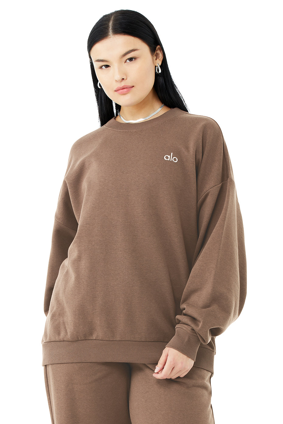Accolade Crew Neck Pullover - Hot Cocoa