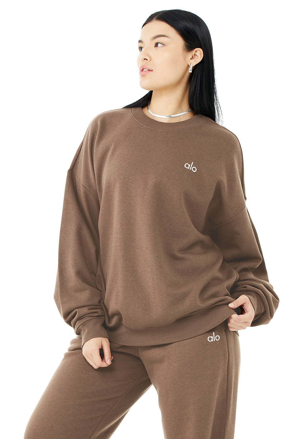 Accolade Crew Neck Pullover - Hot Cocoa