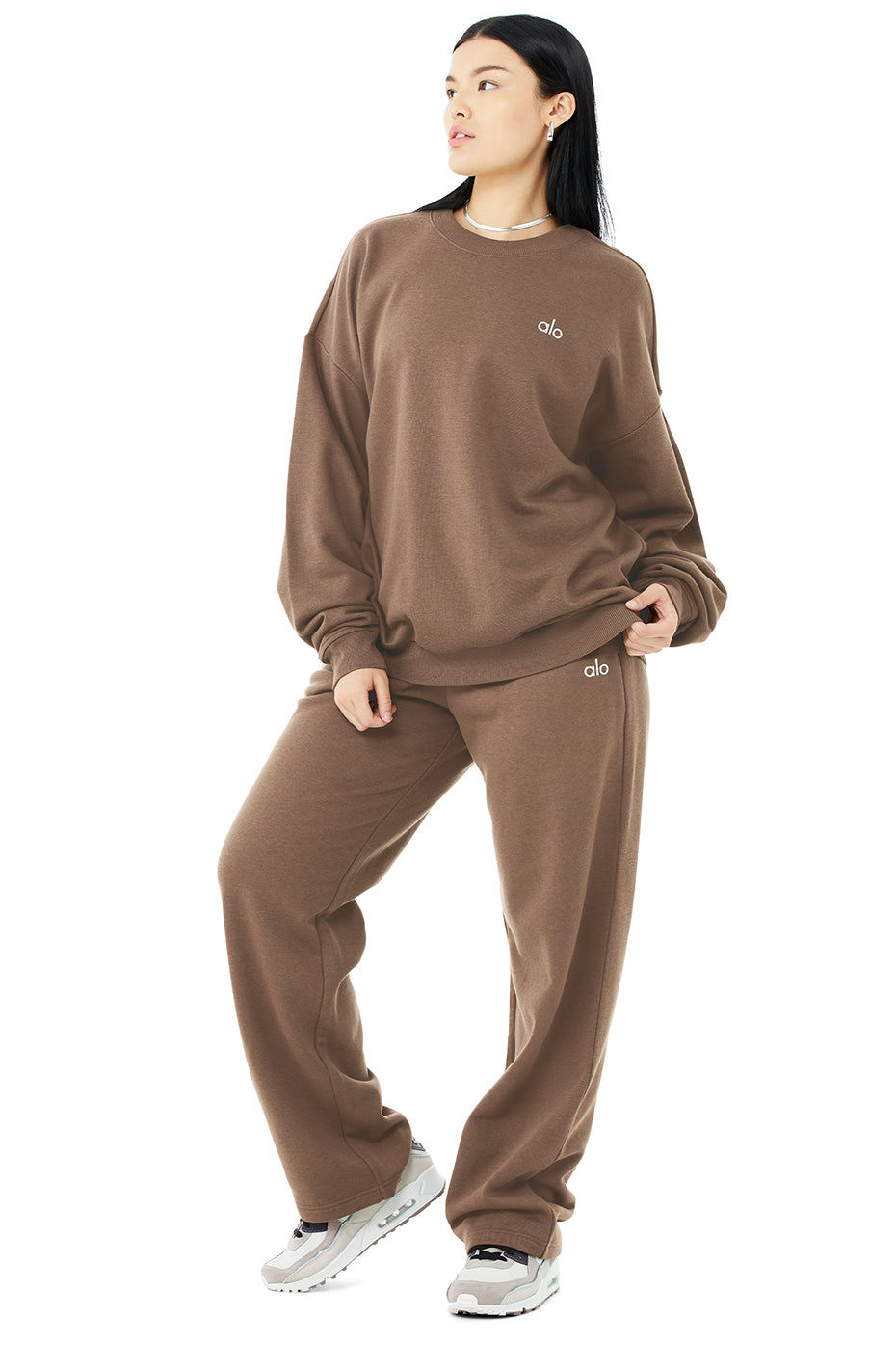 Accolade Crew Neck Pullover & Accolade Straight Leg Sweatpant Set