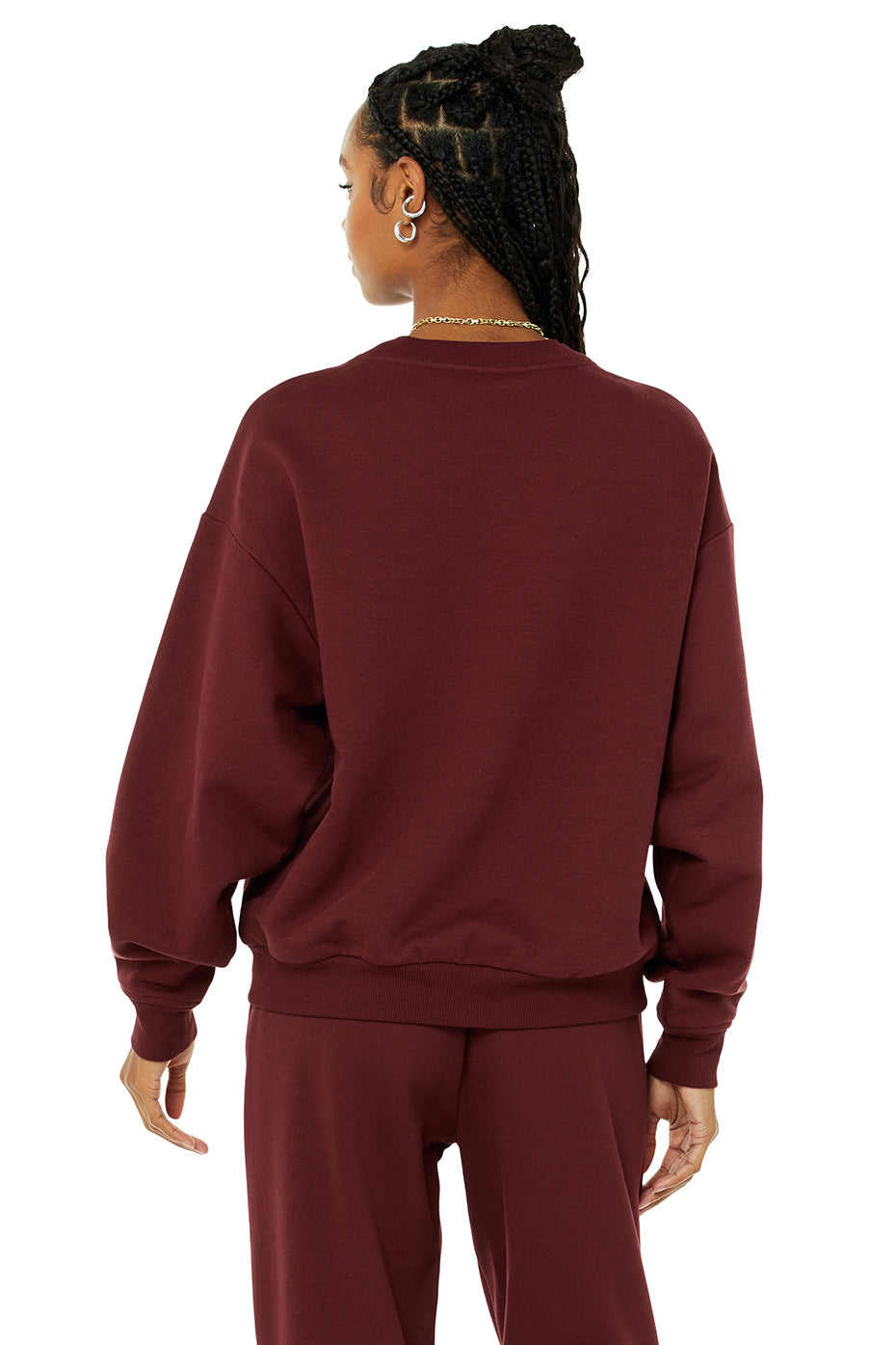Accolade Crew Neck Pullover - Cranberry