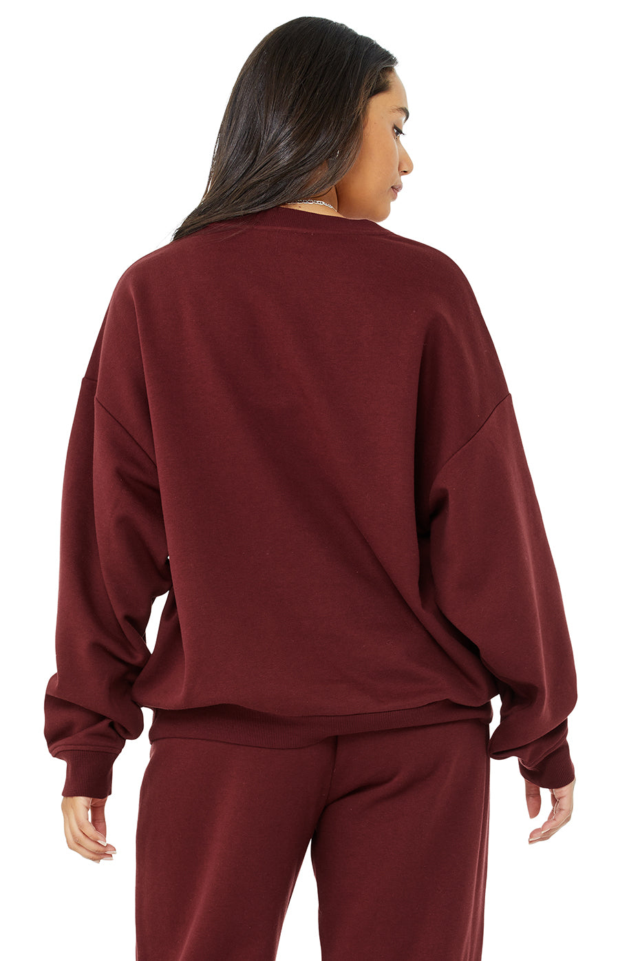 Accolade Crew Neck Pullover - Cranberry