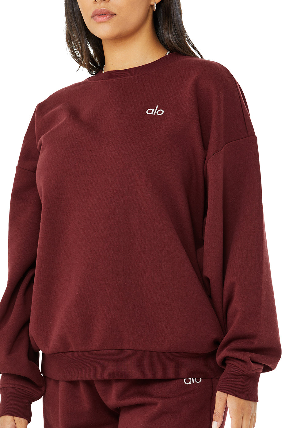 Accolade Crew Neck Pullover - Cranberry