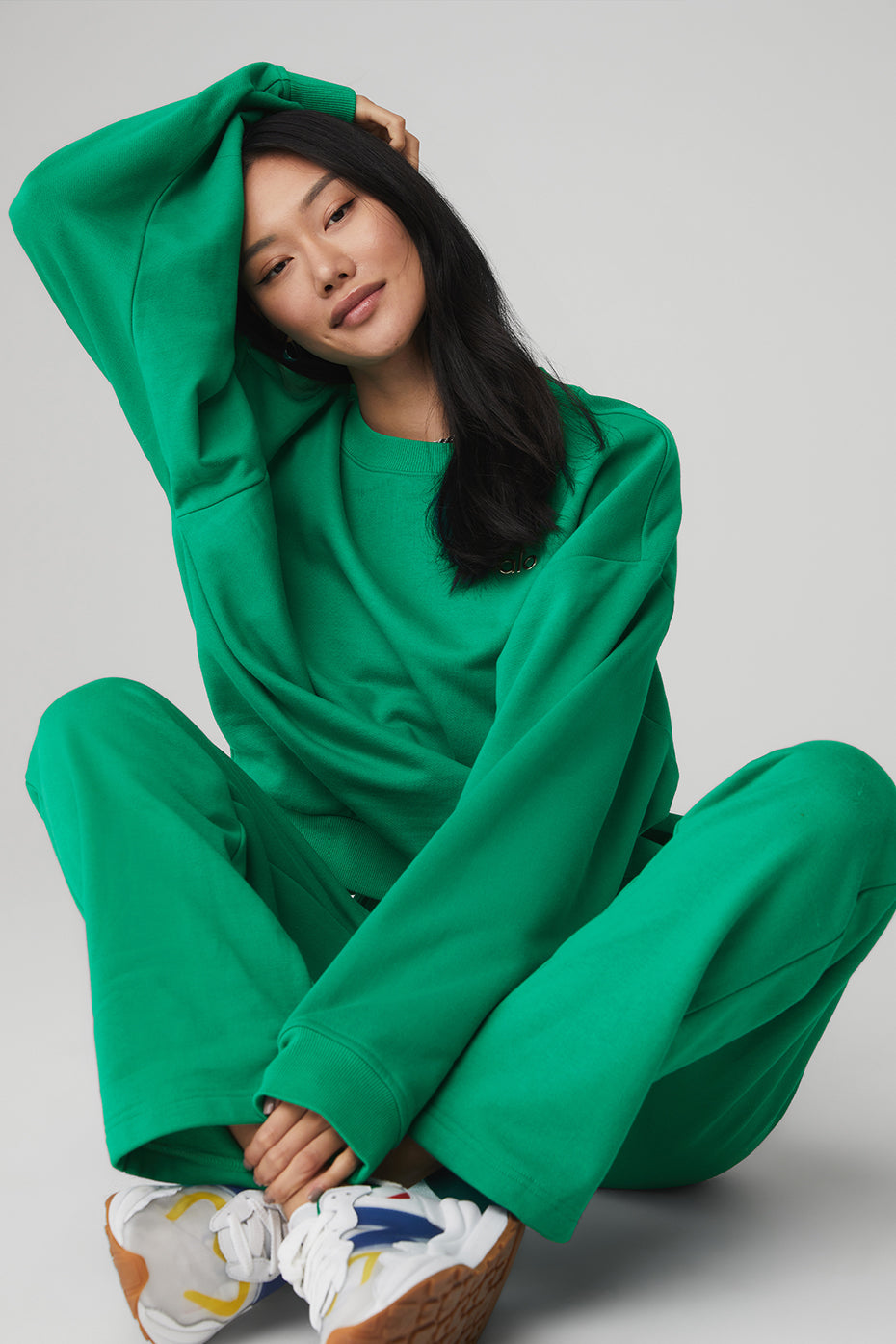 Accolade Crew Neck Pullover & Accolade Straight Leg Sweatpant Set