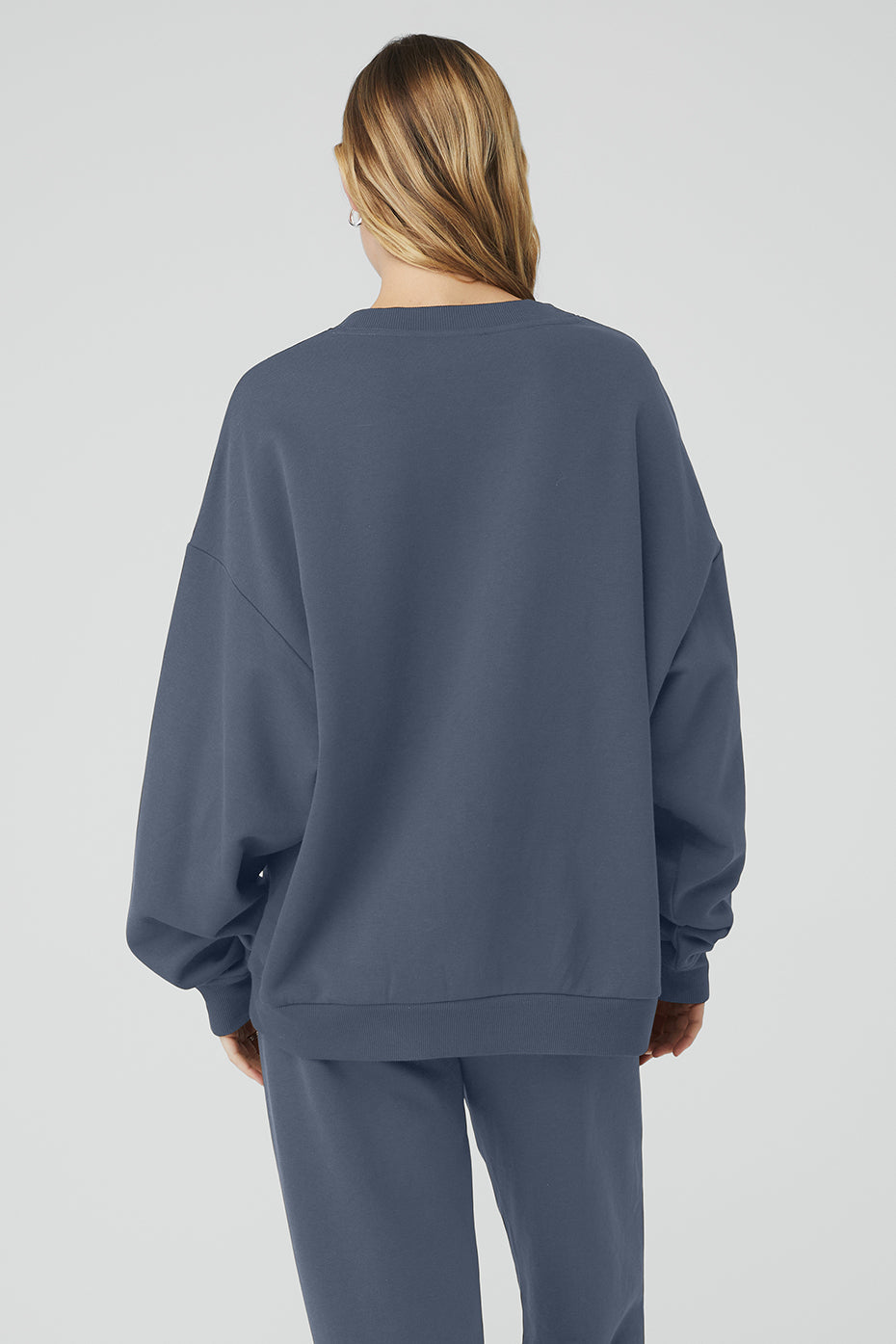 Accolade Crew Neck Pullover - Bluestone