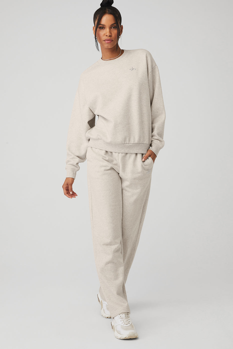 Accolade Crew Neck Pullover & Accolade Straight Leg Sweatpant Set