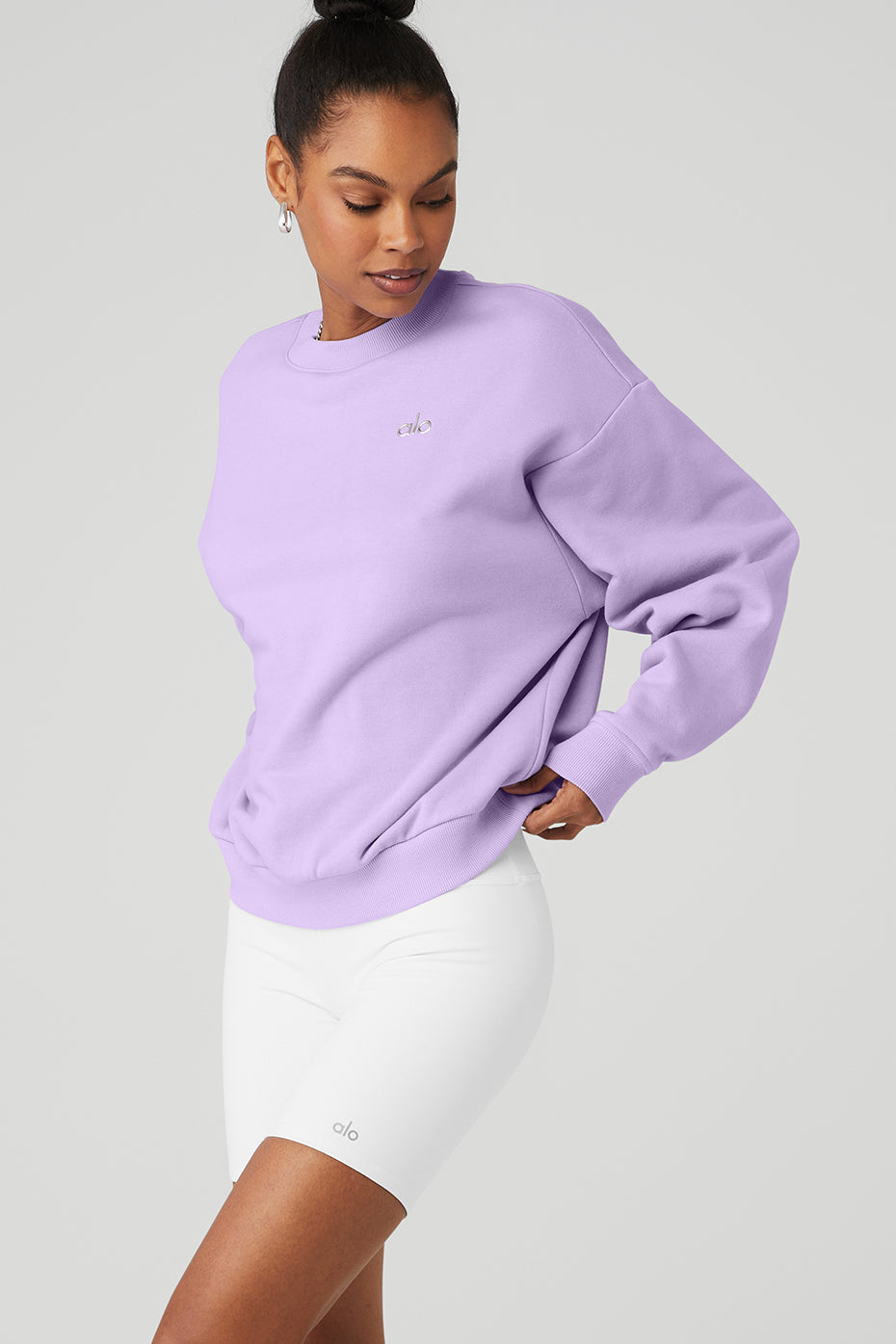 Accolade Crew Neck Pullover - Violet Skies