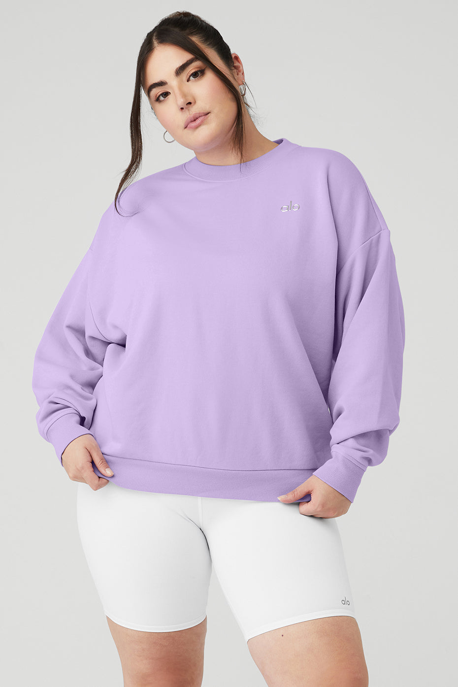 Accolade Crew Neck Pullover - Violet Skies