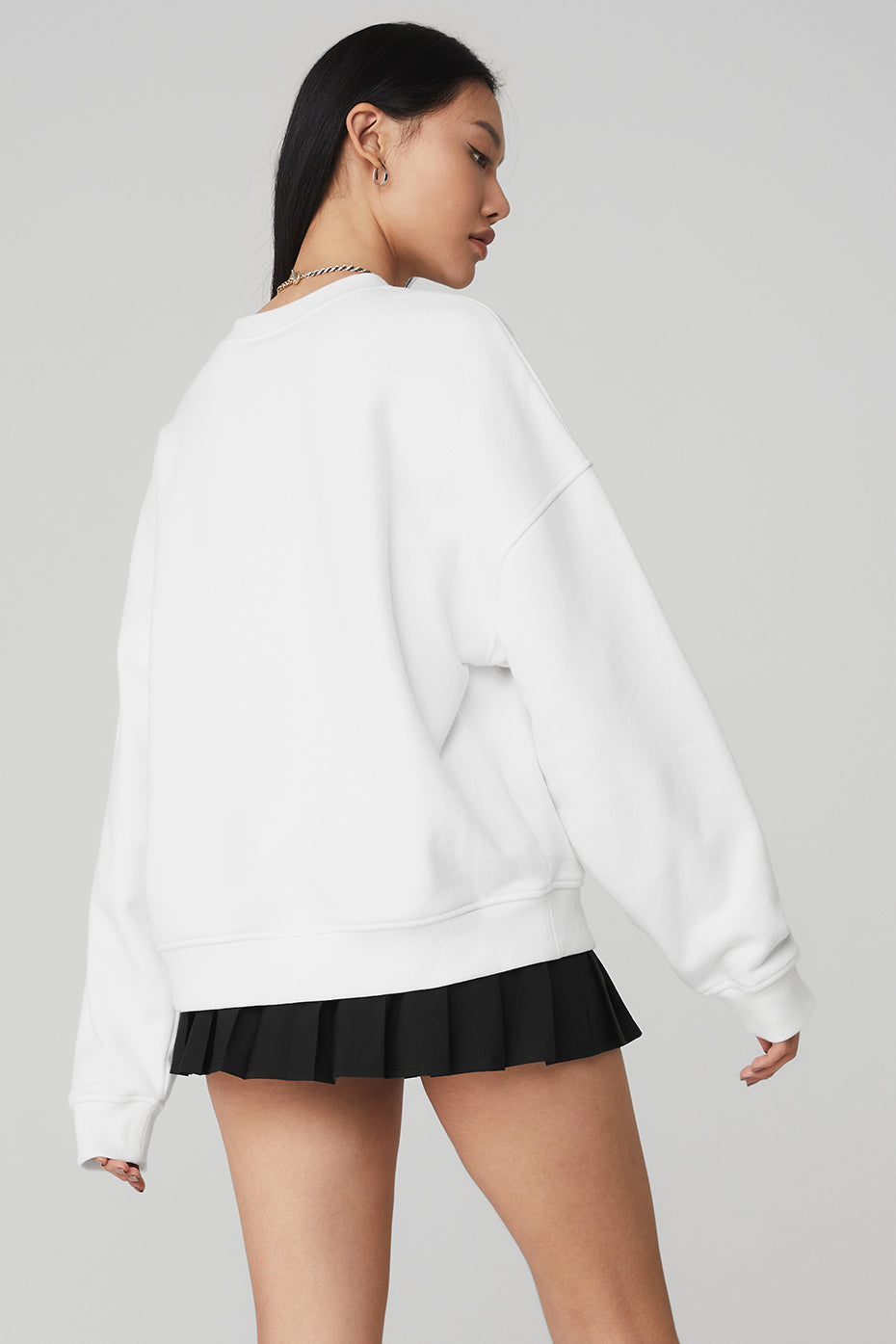 Renown Heavy Weight Emblem Crew Neck Pullover - White