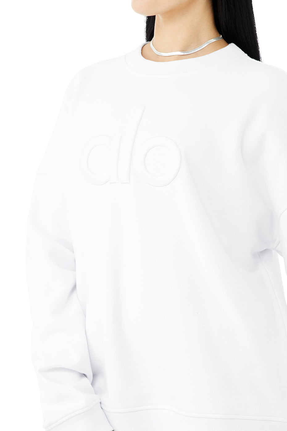 Renown Heavy Weight Emblem Crew Neck Pullover - White