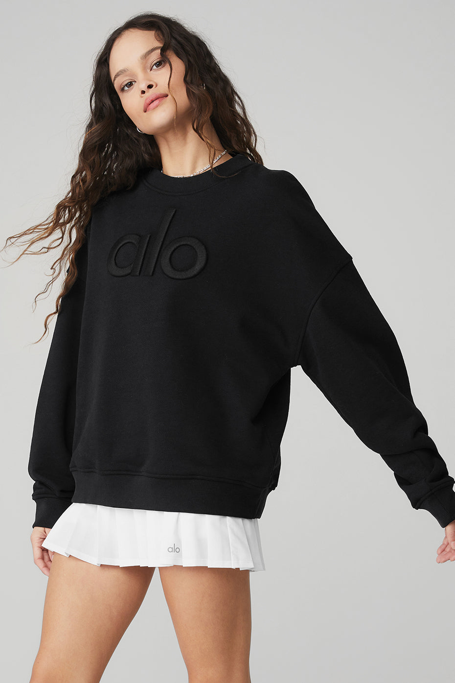 Renown Heavy Weight Emblem Crew Neck Pullover - Black