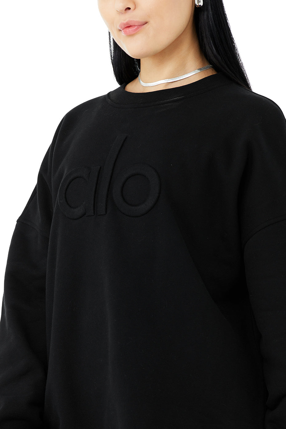 Renown Heavy Weight Emblem Crew Neck Pullover - Black