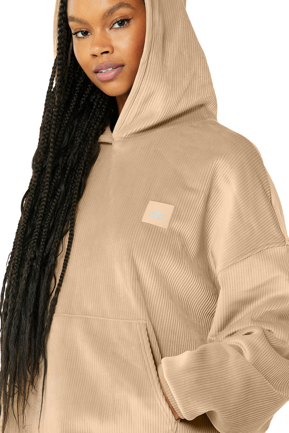 Velour Baller Hoodie & Pant Set - Sand Dune