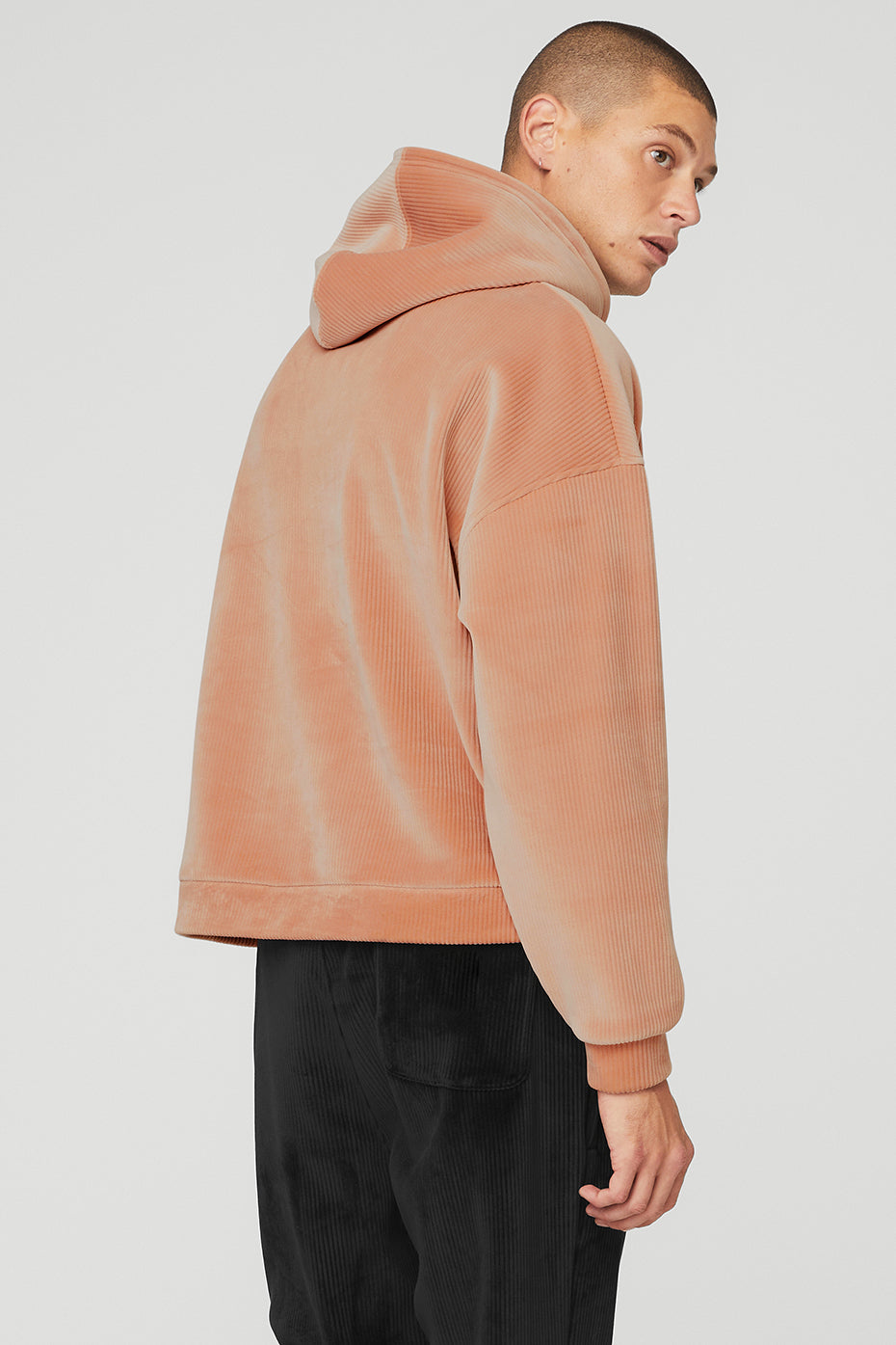 Velour Baller Hoodie - Soft Clay