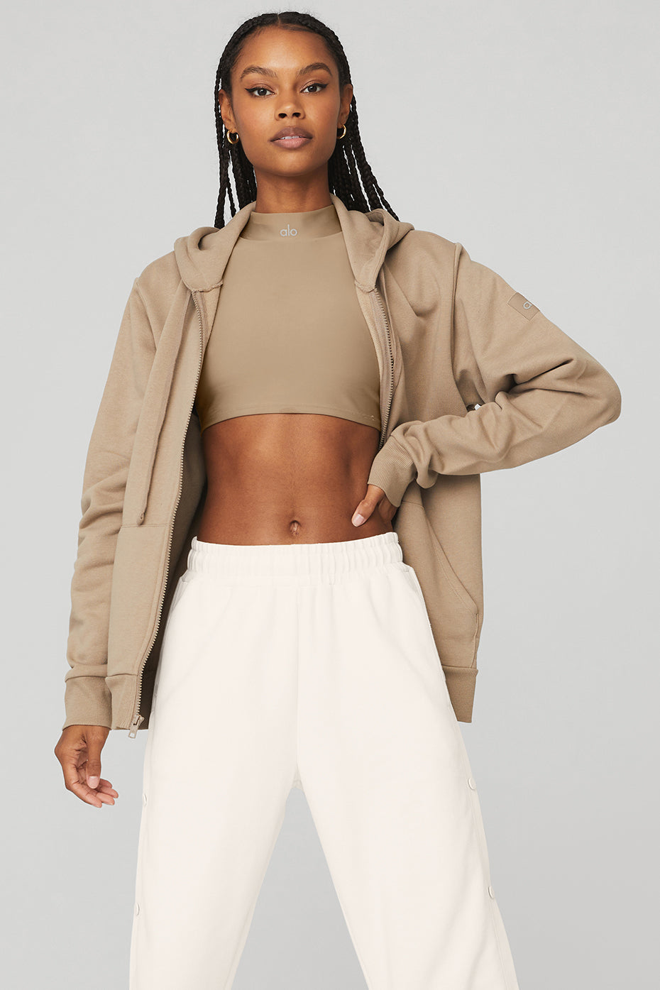 Everyday Full Zip Hoodie - Gravel