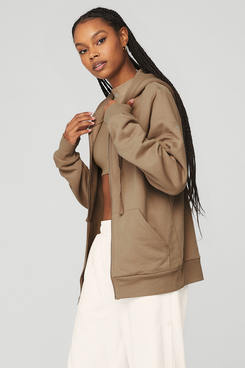 Everyday Full Zip Hoodie - Gravel