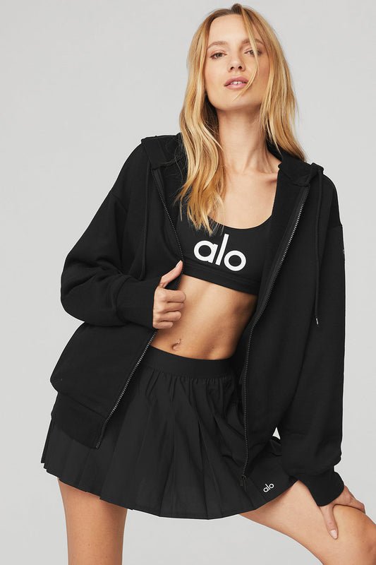 Everyday Full Zip Hoodie - Black