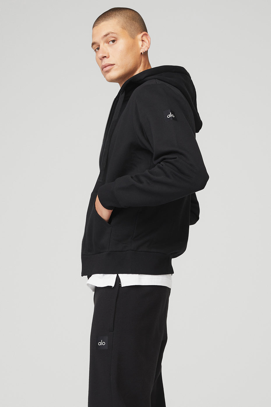Everyday Full Zip Hoodie - Black