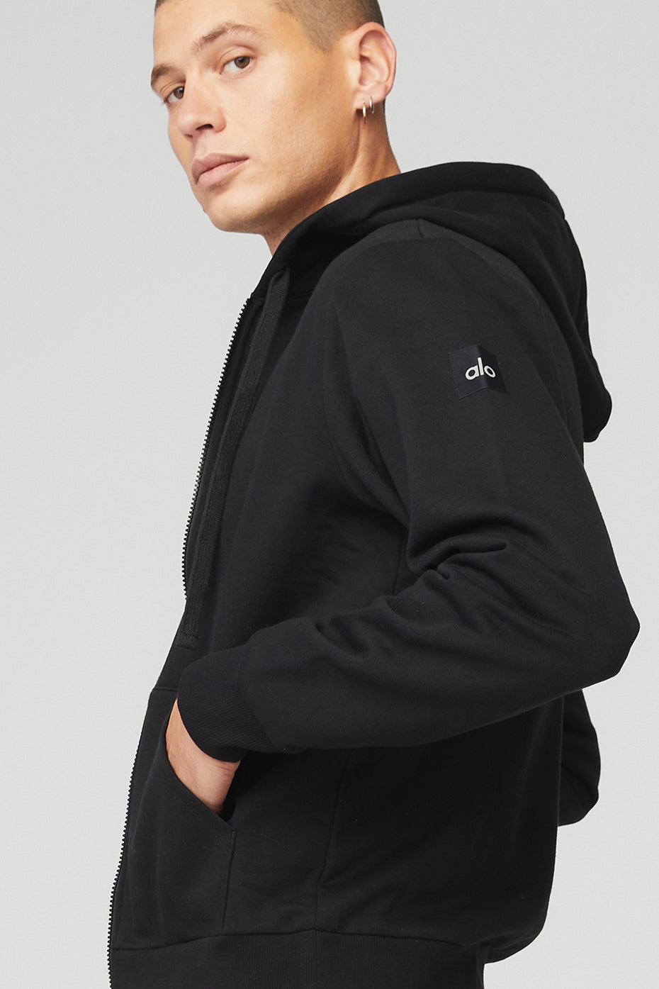 Everyday Full Zip Hoodie - Black