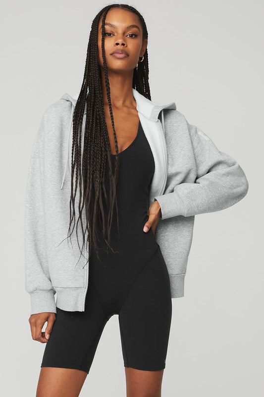Everyday Full Zip Hoodie - Athletic Heather Grey