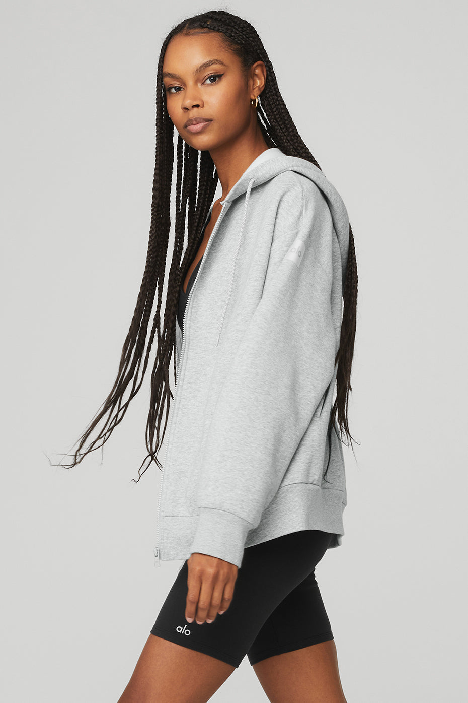 Everyday Full Zip Hoodie - Athletic Heather Grey