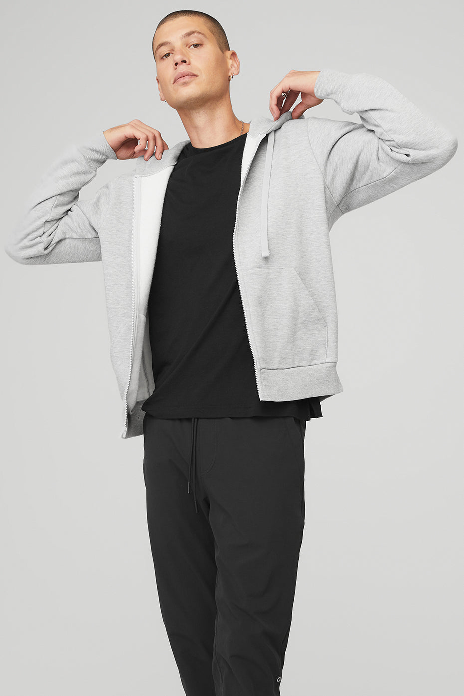 Everyday Full Zip Hoodie - Athletic Heather Grey