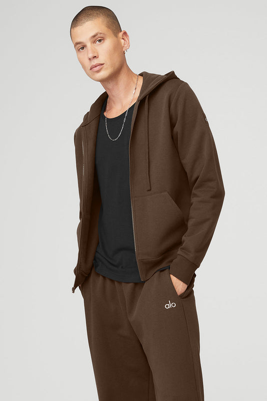 Everyday Full Zip Hoodie - Espresso