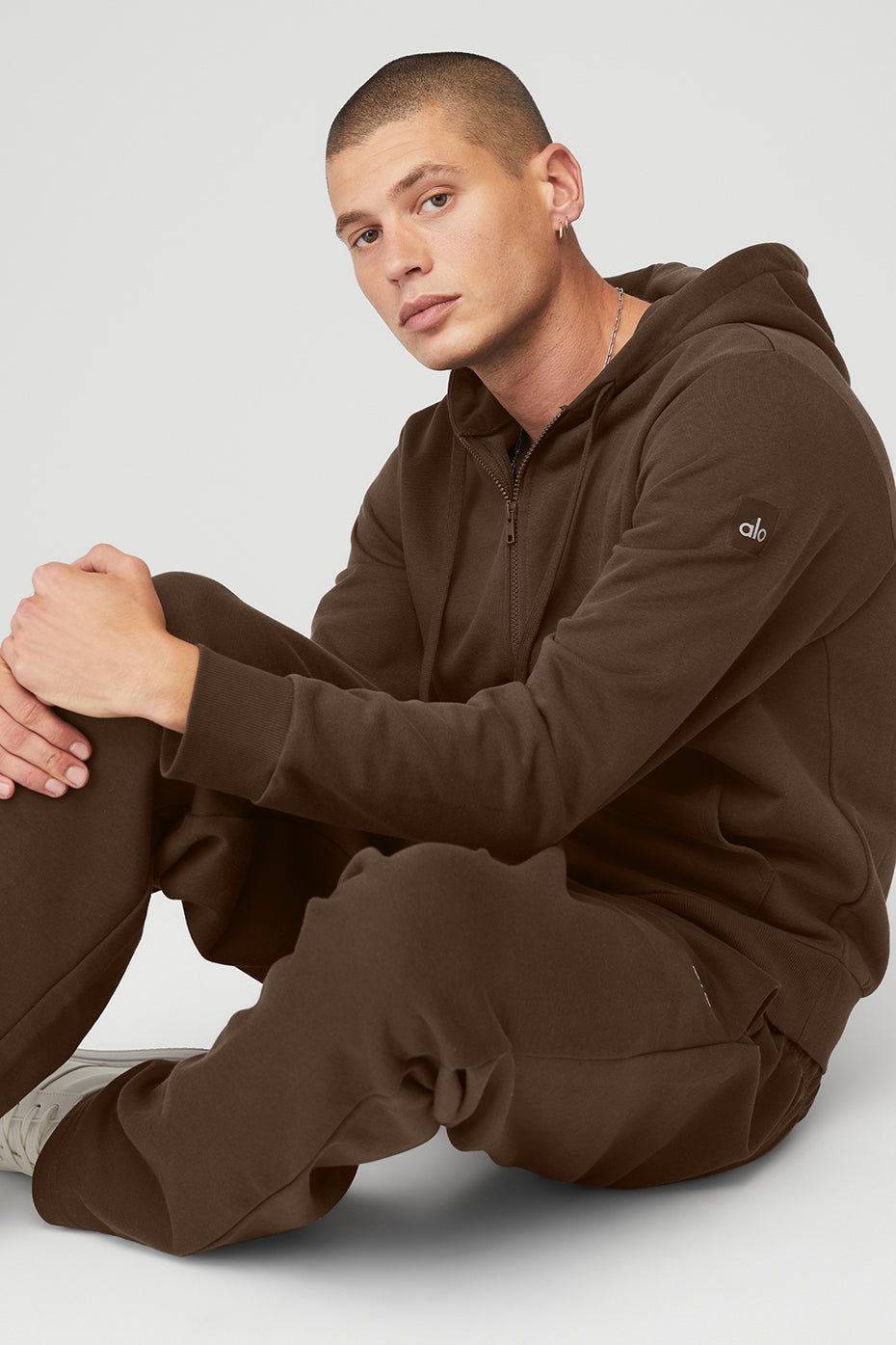 Everyday Full Zip Hoodie - Espresso
