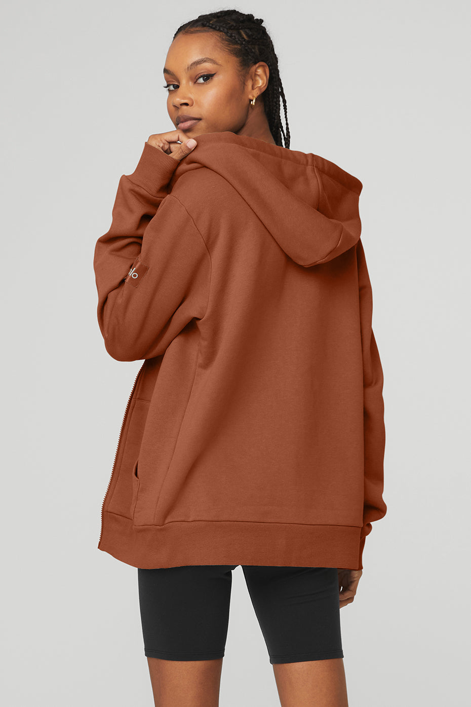 Everyday Full Zip Hoodie - Rust
