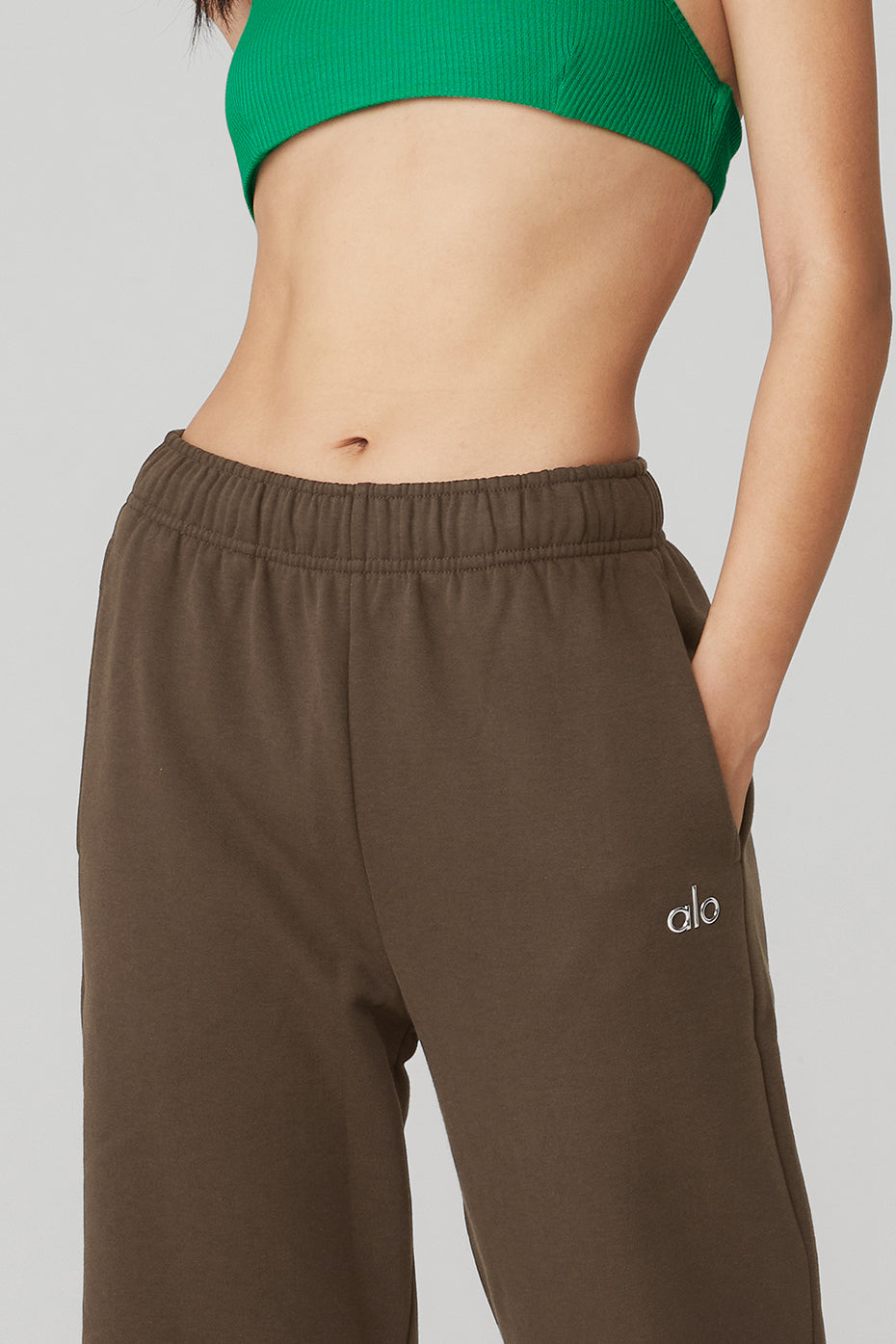 Accolade Straight Leg Sweatpant - Espresso