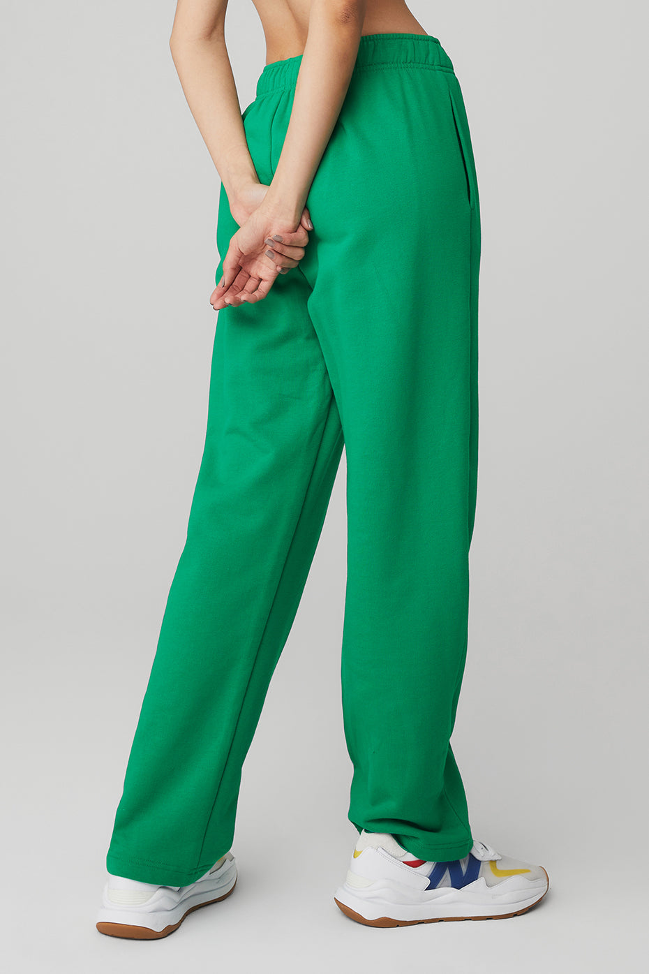 Accolade Straight Leg Sweatpant - Green Emerald