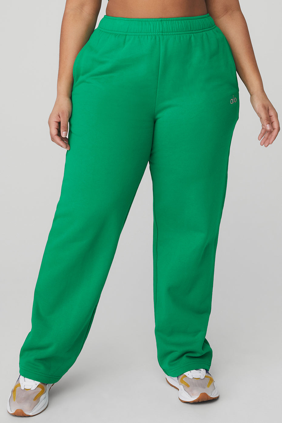 Accolade Straight Leg Sweatpant - Green Emerald