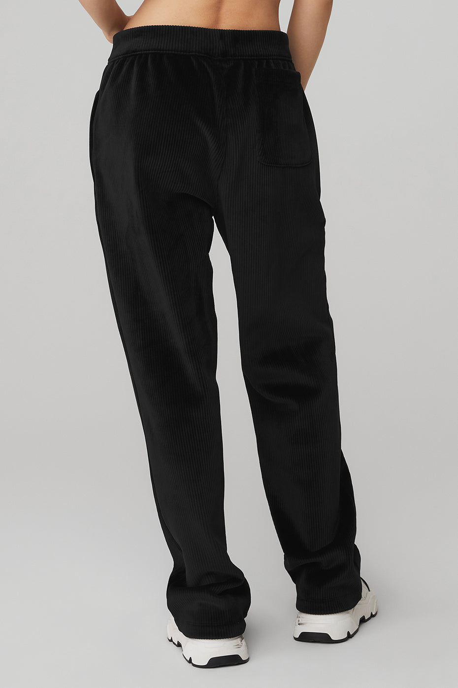 Velour Baller Pant - Black