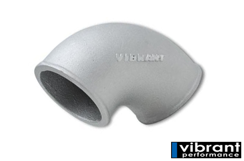 Vibrant 3in O.D. Cast Aluminum Elbow (90 degree Tight Radius) (vib2874)