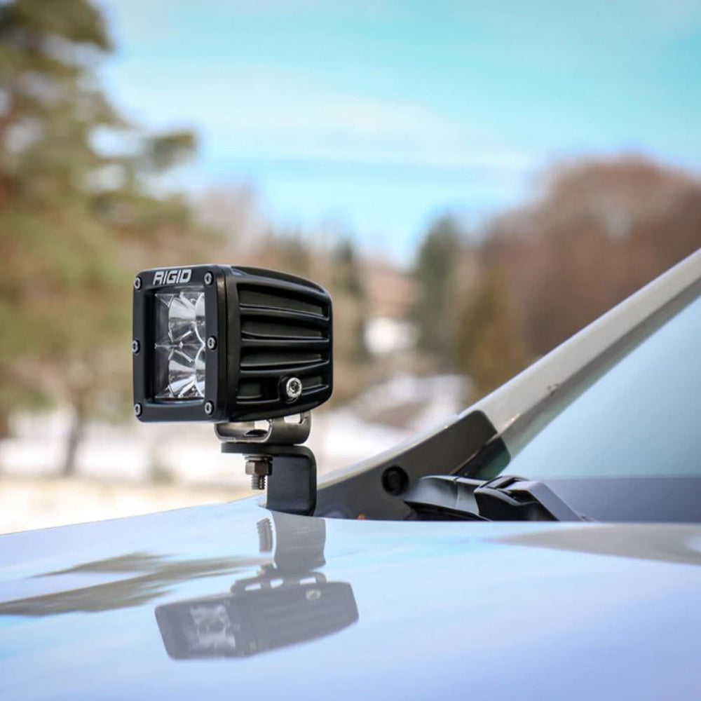 LP Aventure 2015+ Subaru Outback Hood Light Brackets - Bare (Pair) (lpaFLP-OBA-18-HBL-KIT)