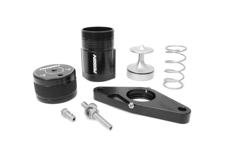 Perrin 02-07 Subaru WRX / 04-15 Subaru STI Black Blow Off Valve kit Recirculation Only (perPSP-TAC-600BK)