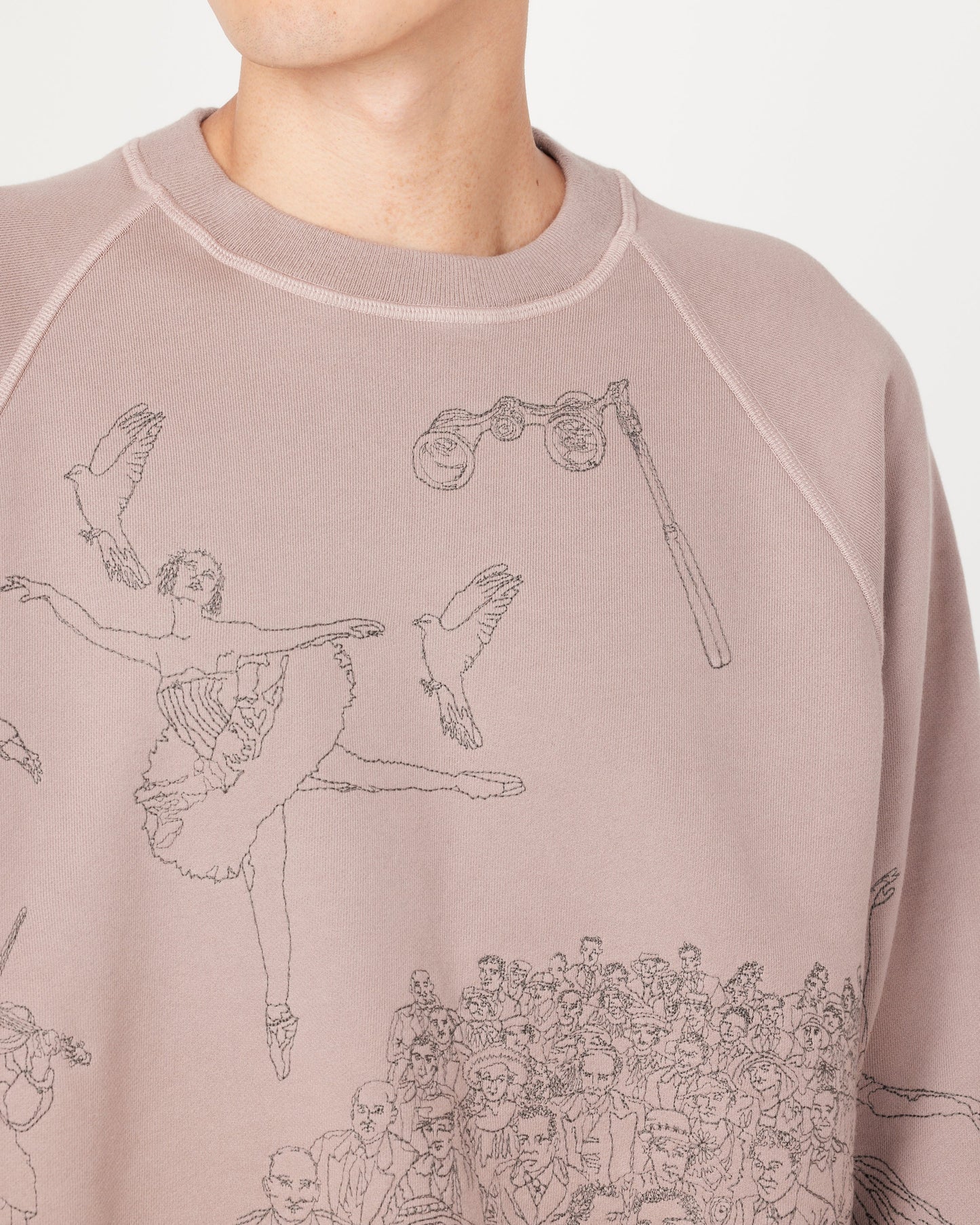 Ballet Crewneck in Lavender