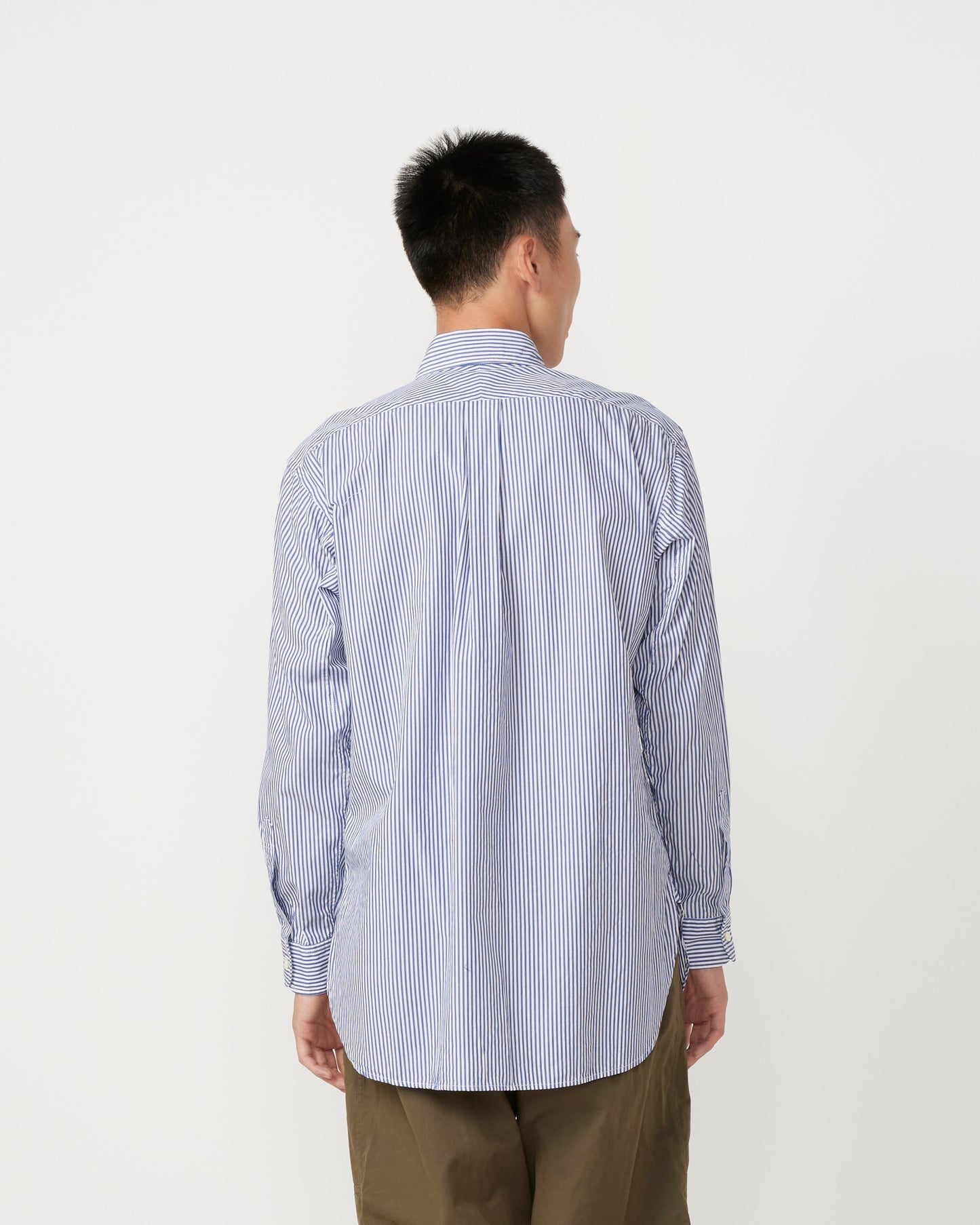 19 Century BD Shirt in Blue Candy Stripe