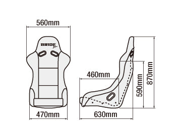 BRIDE VIOS III Japan Bucket Seat **FIA Approved**