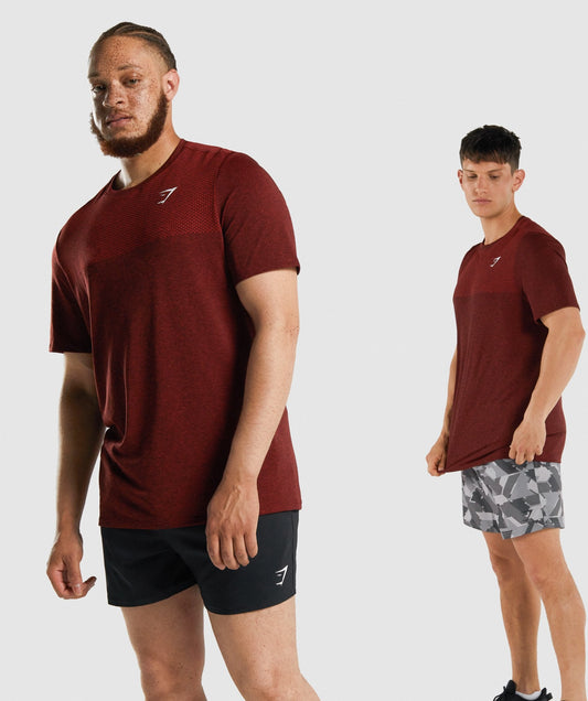 Gymshark Vital T-Shirt - Red Marl